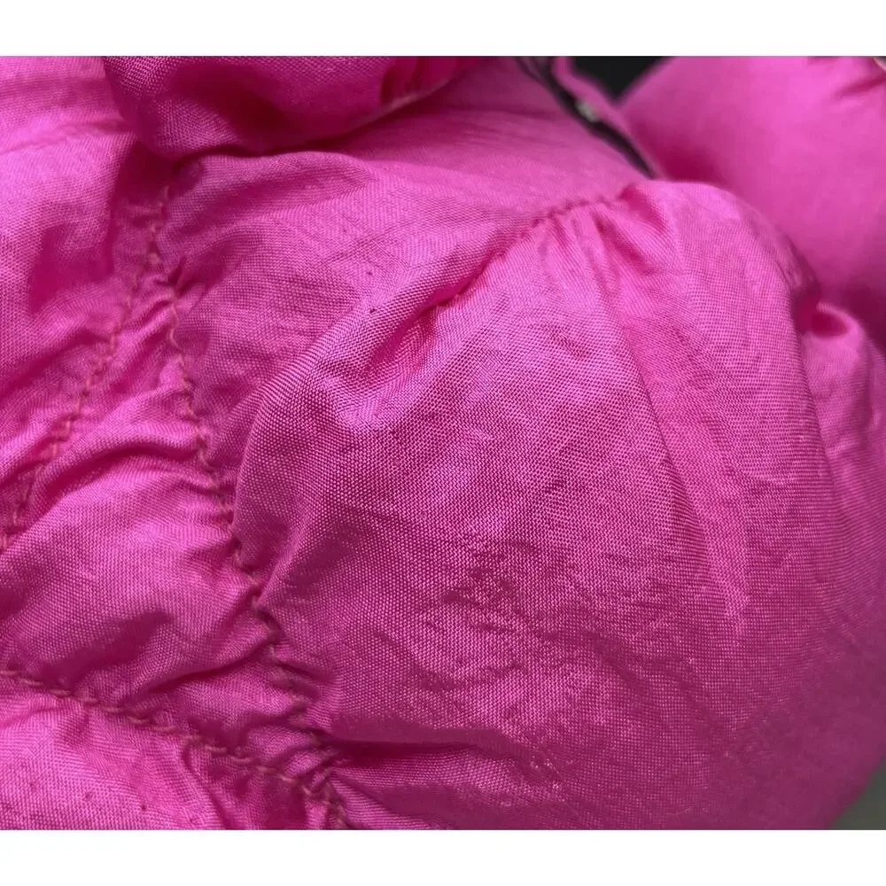 Vintage 1991 Commonwealth Hot Puffs Pink Pig Parachute Plush 10” Puffalump Neon